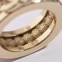 Chanel Women CC Ring Metal Strass Gold Crystal (4)