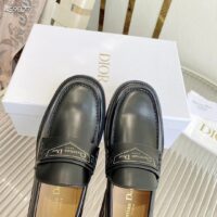 Dior Unisex CD Dior Boy Loafer Black Brushed Calfskin Christian Dior Paris Signature (4)