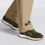 Dior Unisex C'est Dior Sneaker Khaki Suede Calfskin Mesh Reference: KCK403SUH_S23H - immagine 12