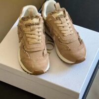 Dior Unisex C’est Dior Sneaker Nude Suede Calfskin Mesh Reference KCK403SUH_S18U (8)