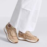 Dior Unisex C'est Dior Sneaker Nude Suede Calfskin Mesh Reference: KCK403SUH_S18U - immagine 12