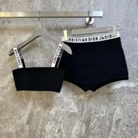 Dior Women CD Briefs Black Stretch Viscose ‘CHRISTIAN DIOR J’ADIOR’ Signature (2)