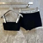 Dior Women CD Briefs Black Stretch Viscose 'CHRISTIAN DIOR J'ADIOR' Signature - Imagen 3