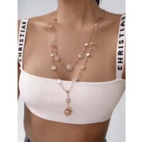 Dior Women CD Bralette White Stretch Viscose ‘CHRISTIAN DIOR J’ADIOR’ Signature (11)