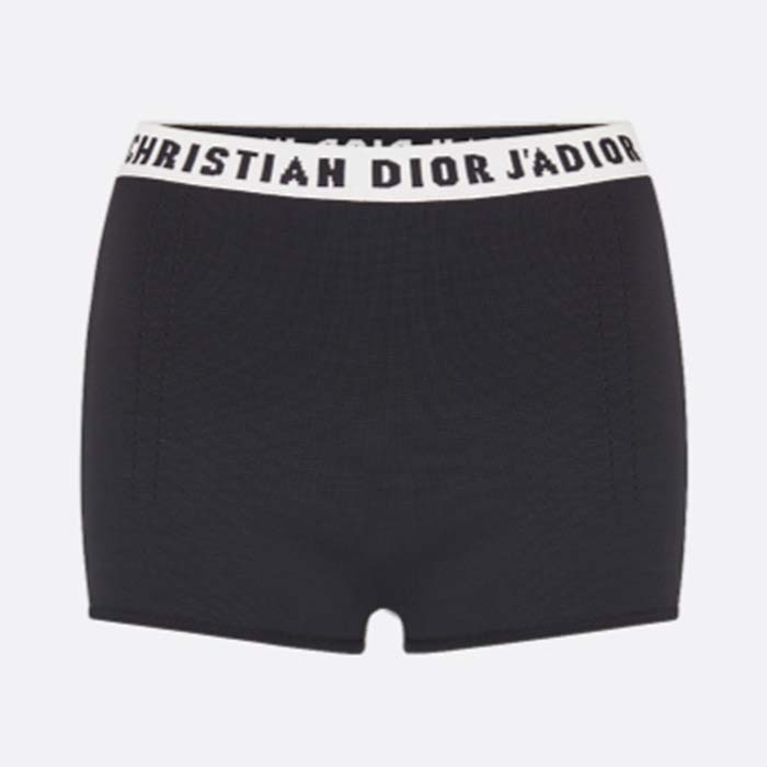Dior Women CD Briefs Black Stretch Viscose 'CHRISTIAN DIOR J'ADIOR' Signature