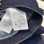 Dior Men CD Cropped Jacket Deep Blue Cotton Denim Bee Unlined – Image 10