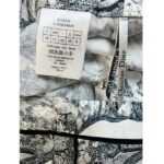 Dior Women CD Dior Chez Moi Pants White Silk Twill Navy Blue Toile De Jouy - Image 10