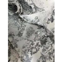 Dior Women CD Dior Chez Moi Shirt White Navy Blue Toile De Jouy Silk Twill (6)