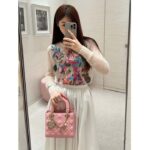 Dior Women CD Embroidered Sweater White Technical Mohair Alpaca Knit - immagine 12