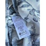 Dior Women CD Mid-Length Shirt Dress White Blue Cotton Voile - Bild 10