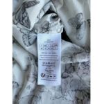 Dior Women CD Mid-Length Shirt Dress White Pink Cotton Voile – Image 10