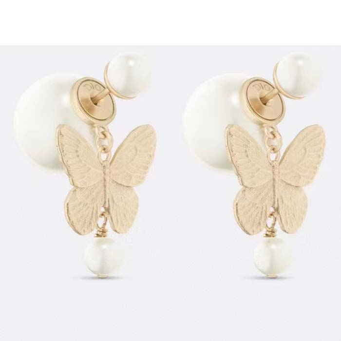 Dior Women Tribales Gift Box White Calfskin Butterfly Around The World