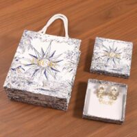 Dior Women Tribales Gift Box White Calfskin Butterfly Around The World (13)