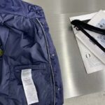 Gucci Men Jumbo GG Canvas Down Jacket Blue Nylon Front Zip Pockets – Image 9