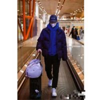 Gucci Men Jumbo GG Canvas Down Jacket Blue Nylon Front Zip Pockets Style ‎694161 Z8A53 4348 (6)