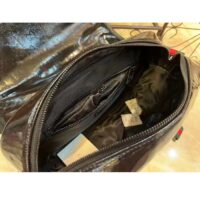 Gucci Unisex GG Crystal Messenger Bag Black GG Crystal Canvas Nylon Lining Style ‎760123 FACLK 1094 (4)