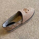 Gucci Unisex GG Matelassé Canvas Espadrille Double G Flat 2 CM Heel - immagine 2