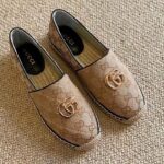 Gucci Unisex GG Matelassé Canvas Espadrille Double G Flat 2 CM Heel - immagine 5