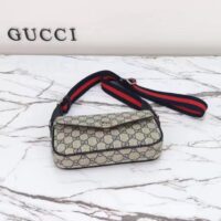 Gucci Unisex Ophidia Mini Bag Beige Blue GG Supreme Canvas (3)