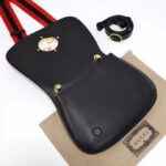 Gucci Women GG Blondie Medium Top Handle Bag Black Leather – Bild 6