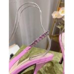 Gucci Women GG Gucci Signoria Slingback Pump Pink Patent Leather Low Heel – Bild 5