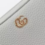 Gucci Women GG Marmont Super Mini Shoulder Bag Grey Leather – Image 8