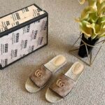 Gucci Women GG Matelassé Canvas Espadrille Sandal Double G Flat - Bild 9