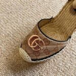 Gucci Women GG Matelassé Platform Espadrille Double G High 12 CM Heel – Bild 10