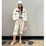 Gucci Women GG Rib Wool Pant Web Elastic Waist Drawstring Elastic Leg Cuffs - Image 13