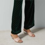 Gucci Women Interlocking G Heel Sandal Light Pink Leather Mid 7.6 CM Heel - Bild 11