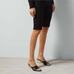 Gucci Women Interlocking G Heel Slide Black Leather Mid 7.6 CM Heel – Image 11