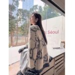 Gucci Women Reversible GG Mohair Cardigan Wool V-Neck Front Pockets - Image 7