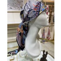 Hermes Women Super Silk Quest Detail Scarf 45 Twill (1)