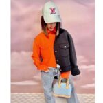 Louis Vuitton LV Women Alma BB Handbag Sky Blue Monogram Vernis Embossed Cowhide Leather M24062 - immagine 6