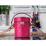 Louis Vuitton LV Women Astor Neon Pink Monogram Vernis Embossed Cowhide Leather M24102 – Bild 3