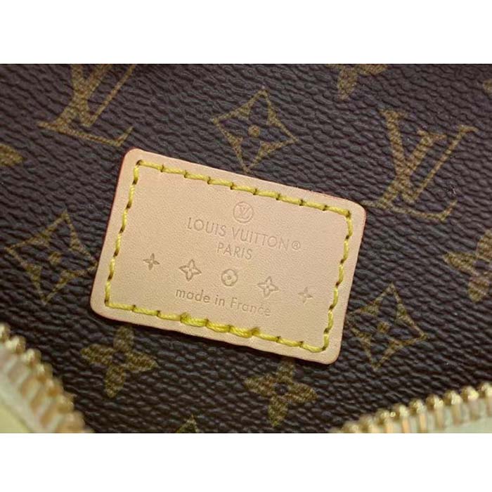 Louis Vuitton LV Women Croissant PM Chic Yellow Monogram Vernis Embossed Cowhide Leather M24020 (10)