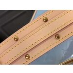 Louis Vuitton LV Women Croissant PM Sky Blue Monogram Vernis Embossed Cowhide Leather M24021 - Imagen 10