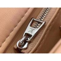 Louis Vuitton LV Women GO-14 MM Beige Lambskin Cowhide-Leather Flap Twist Lock M24151 (1)