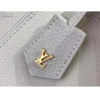 Louis Vuitton LV Women Lock It MM Beige Taurillon Leather Calfskin M23061 (5)
