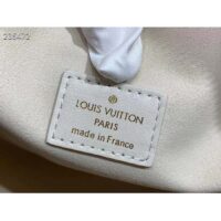 Louis Vuitton LV Women Lock It MM Beige Taurillon Leather Calfskin M23061 (5)