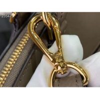 Louis Vuitton LV Women Lock It MM Earth Taurillon Leather Calfskin M22927 (5)