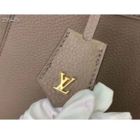 Louis Vuitton LV Women Lock It MM Earth Taurillon Leather Calfskin M22927 (5)