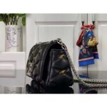 Louis Vuitton LV Women Pico GO-14 Black Lambskin Cowhide Leather Twist Lock M24246 - Image 5