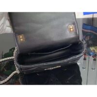 Louis Vuitton LV Women Pico GO-14 Black Lambskin Cowhide Leather Twist Lock M24246 (9)
