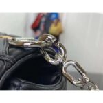 Louis Vuitton LV Women Pico GO-14 Black Lambskin Cowhide Leather Twist Lock M24246 - Image 11