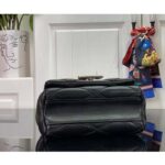 Louis Vuitton LV Women Pico GO-14 Black Lambskin Cowhide Leather Twist Lock M24246 - Image 6