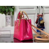 Louis Vuitton LV Women Reade PM Neon Pink Monogram Vernis Embossed Cowhide Leather M24028 (1)