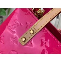 Louis Vuitton LV Women Reade PM Neon Pink Monogram Vernis Embossed Cowhide Leather M24028 (1)