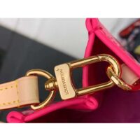 Louis Vuitton LV Women Reade PM Neon Pink Monogram Vernis Embossed Cowhide Leather M24028 (1)