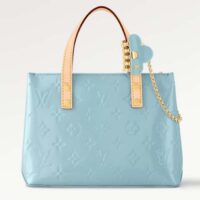 Louis Vuitton LV Women Reade PM Sky Blue Monogram Vernis Embossed Cowhide Leather M24144 (4)